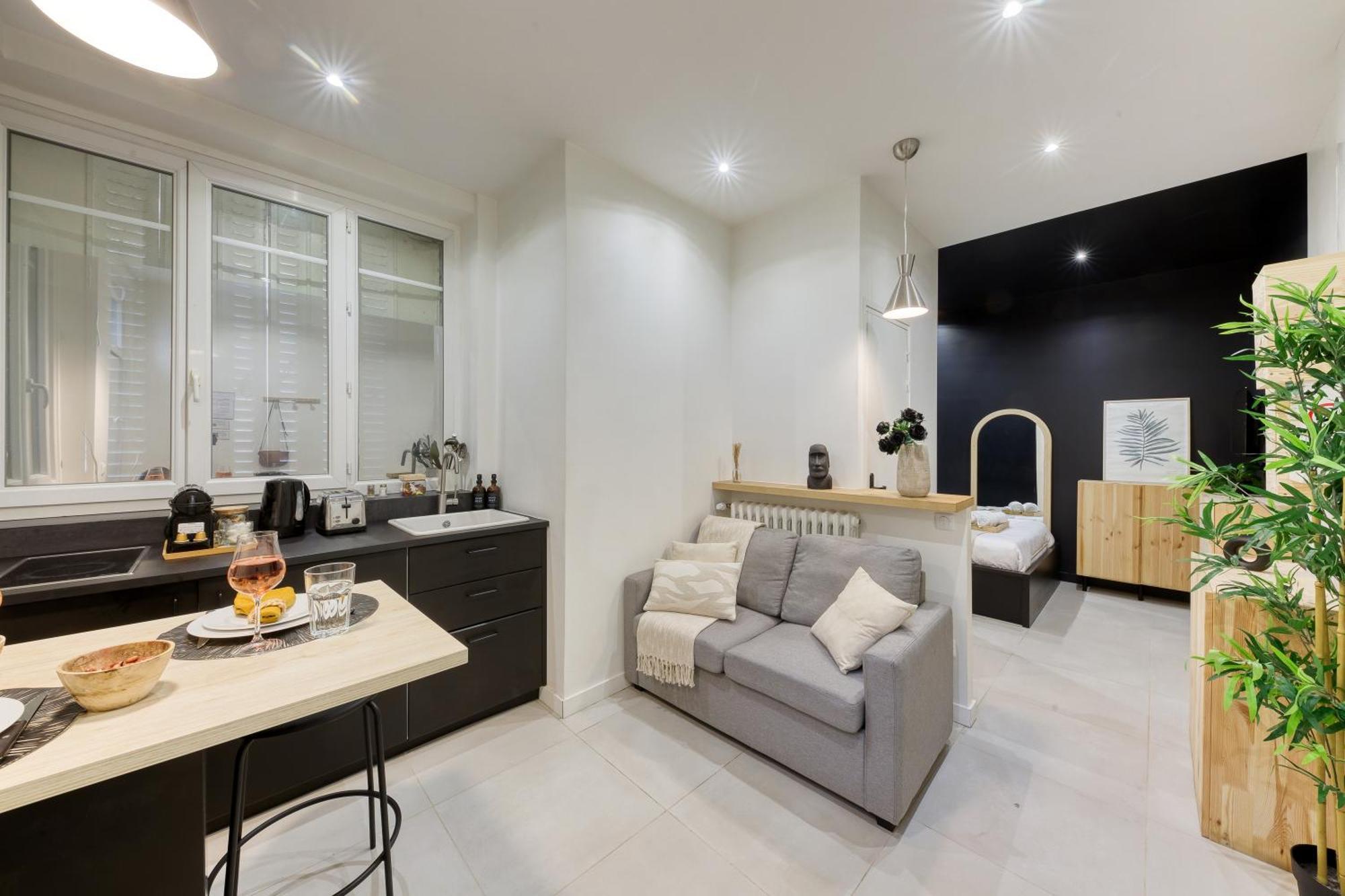 Le Michigan - 10Mn From Paris - Metro Ligne 7 Apartment โอแบวีลีเย ภายนอก รูปภาพ